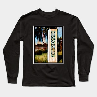 Historic Mirror Lake Downtown St Pete Florida Long Sleeve T-Shirt